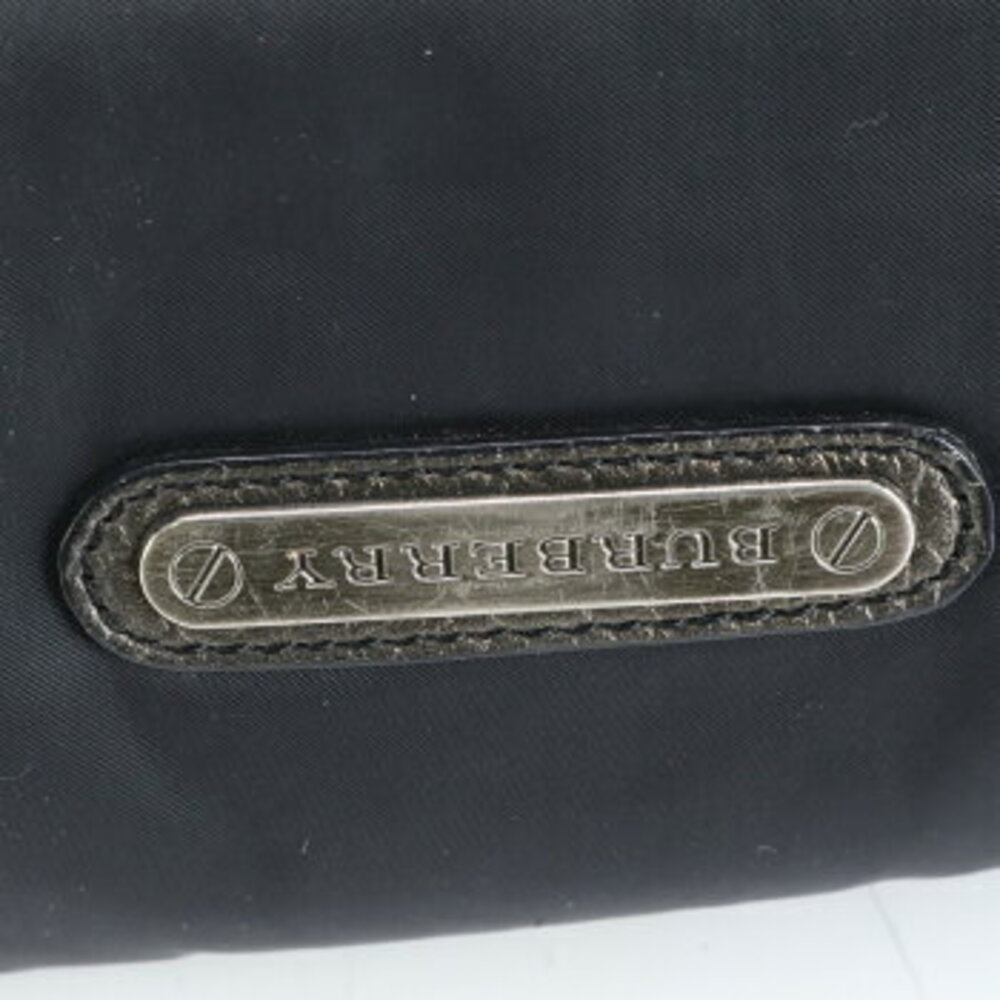 Burberry leather shoulder bag crossbody messenger black - Picture 8 of 8